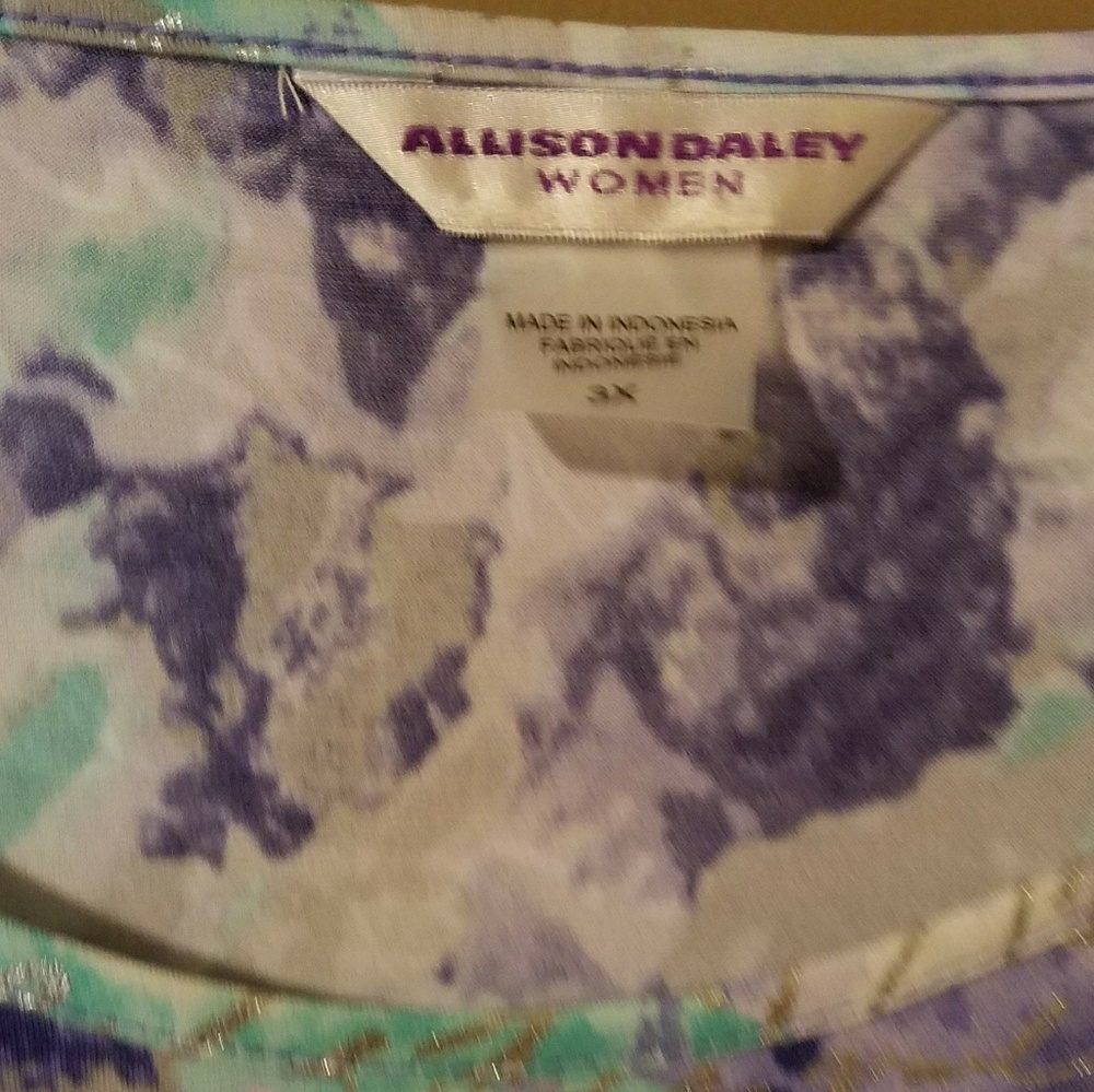 Allison Daley Women's Blouse Size 3X๐ฅ๐ฅ๐ฅ - Picture 5 of 8